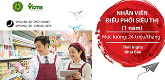 Thông báo tuyển Thực tập sinh ngành Dịch vụ làm việc tại tỉnh Nigita Nhật Bản tháng 8