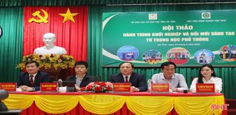 Thúc đẩy hành trình khởi nghiệp và đổi mới sáng tạo cho học sinh