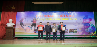 Gần 1000 CBVC và vận động viên tham gia Hội thao - Hội chợ cán bộ, viên chức Học viện Nông nghiệp Việt Nam năm 2019