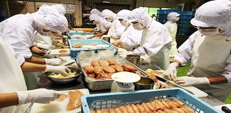 Tuyển 24 nữ Chế biến thực phẩm đi làm việc tại Nhật Bản. Lương 34 triệu đồng/tháng. Thời hạn hợp đồng 3 năm.